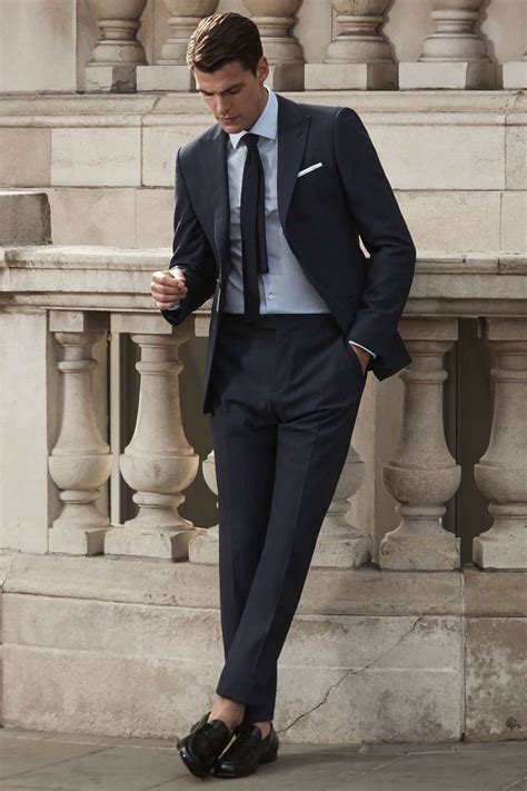 prada charcoal gray suit black loafers|suits with brown loafers.